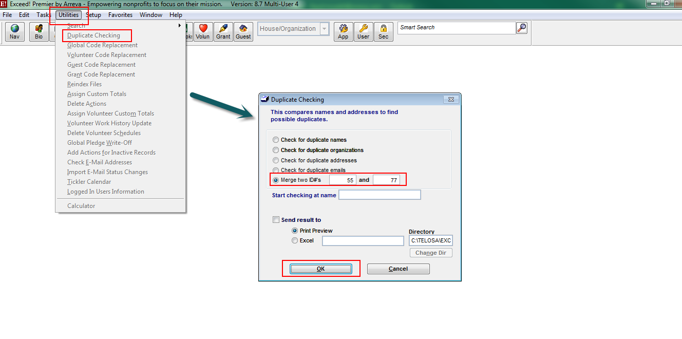 How to merge two duplicate biographical records